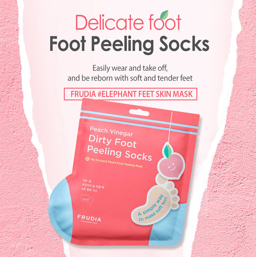 Frudia Peach Vinegar Dirty Foot Peeling Socks 1 pair