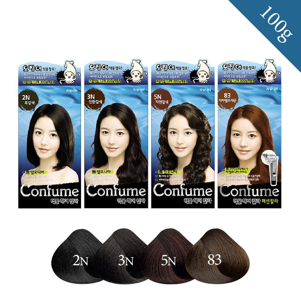 Confume Squid Ink Black Bean Hair Color 100g