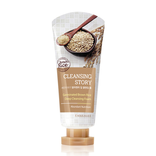 Cleansing Story Germinated Brown Rice Deep Cleansing Foam 120g - Bodybuddy Beauty Store